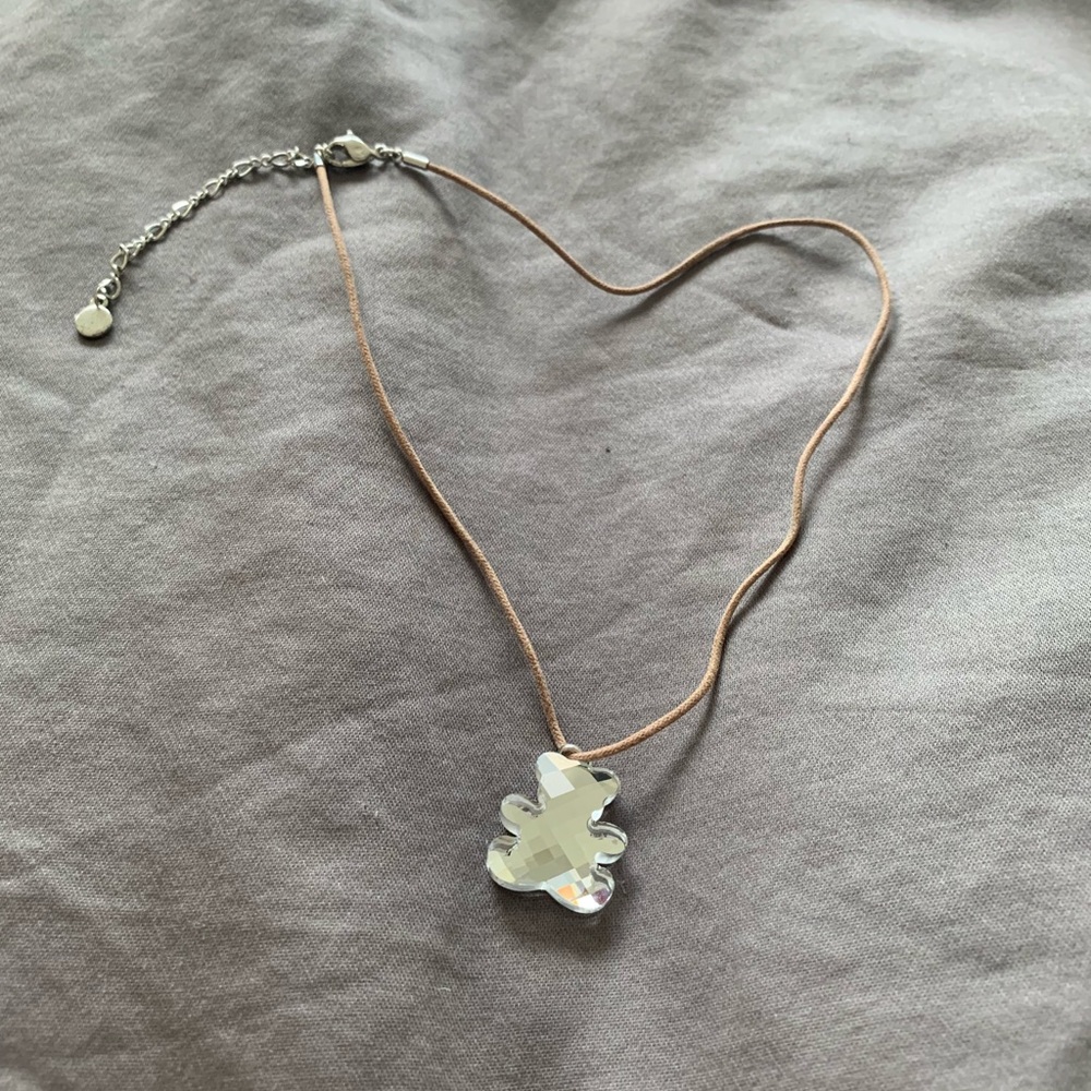 swarovski bear pendant